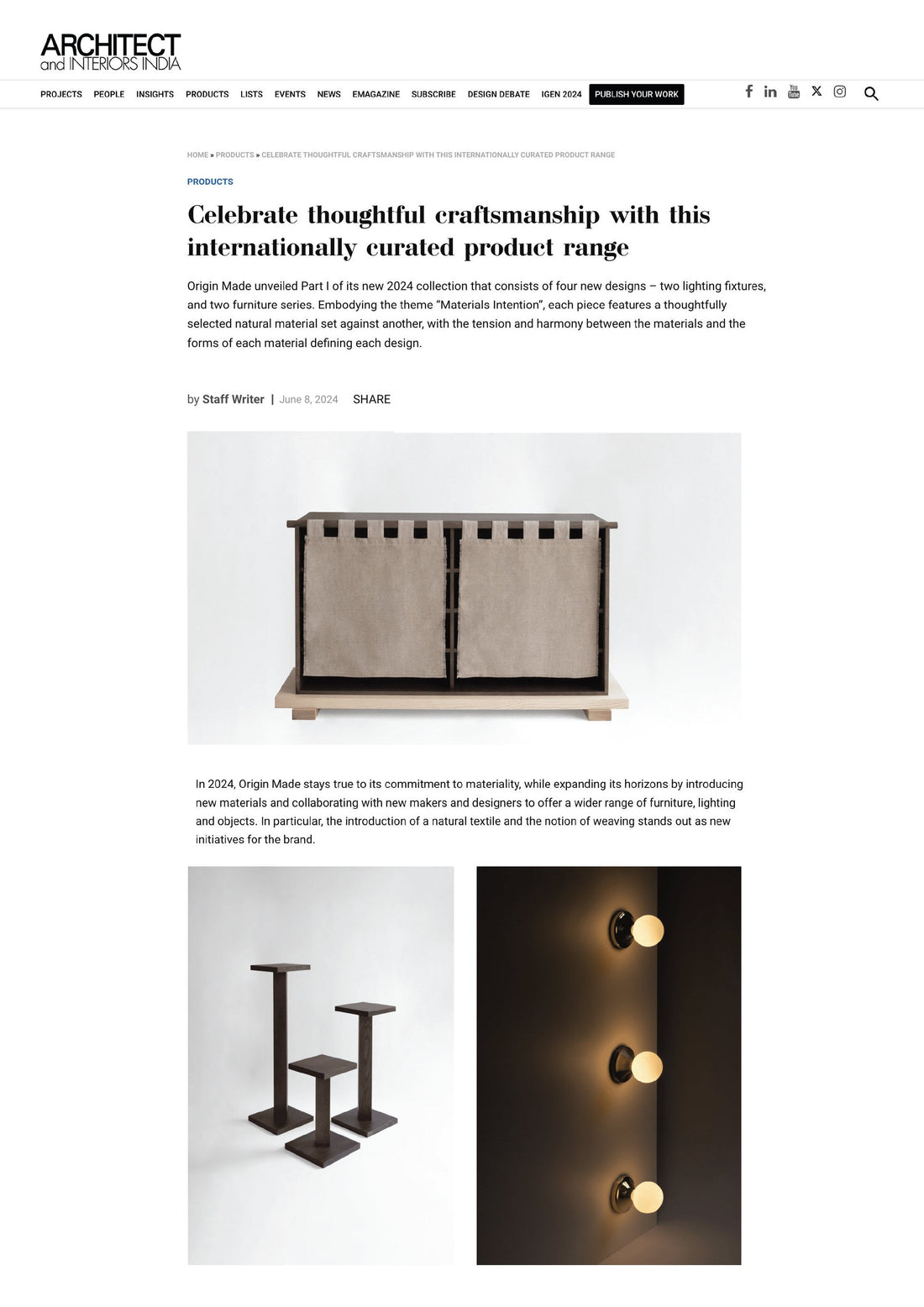 Architect and Interiors India