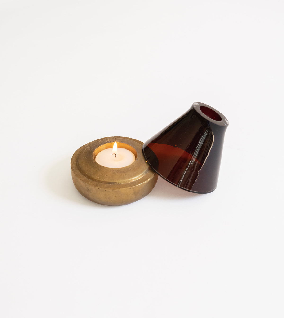 Candeia Candle Holder Brass | EE