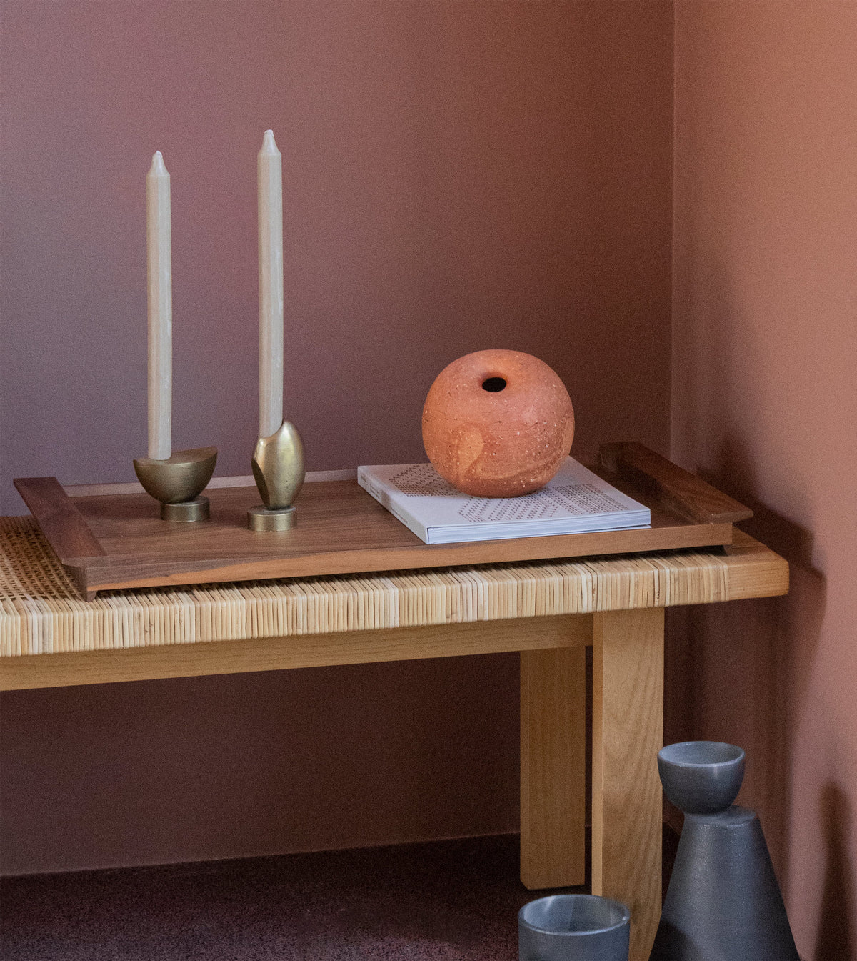 Ponte Tray Walnut | EE