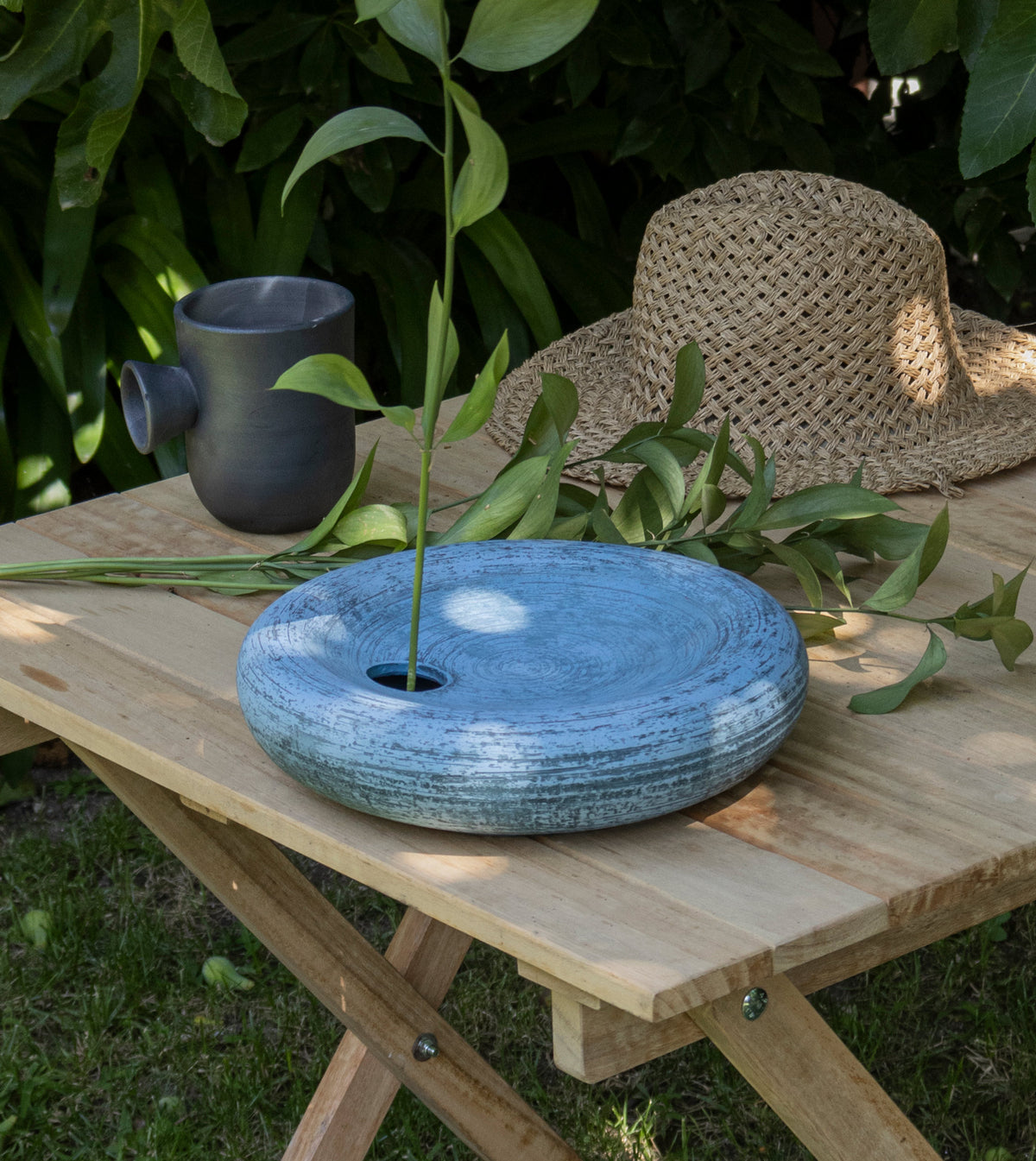 Salt Vase Blue Large | EE